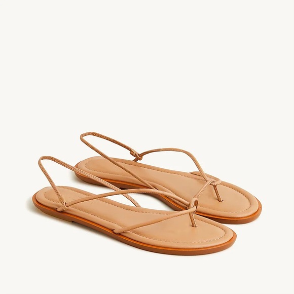 J. Crew Shoes - J. Crew Made in Italy Sorrento Strap Sandal Tan Size 8